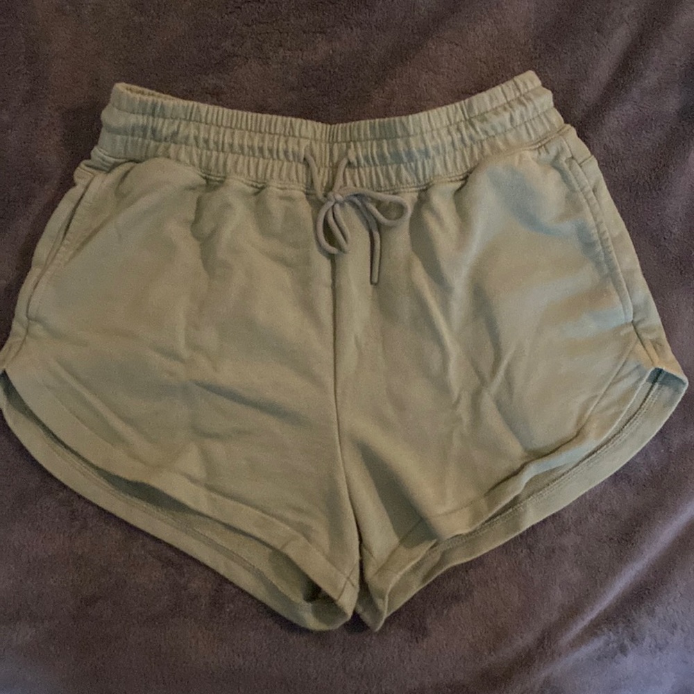 Green Gymshark shorts